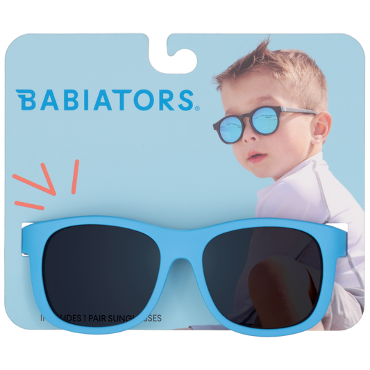 Sky Blue Navigator Sunglasses