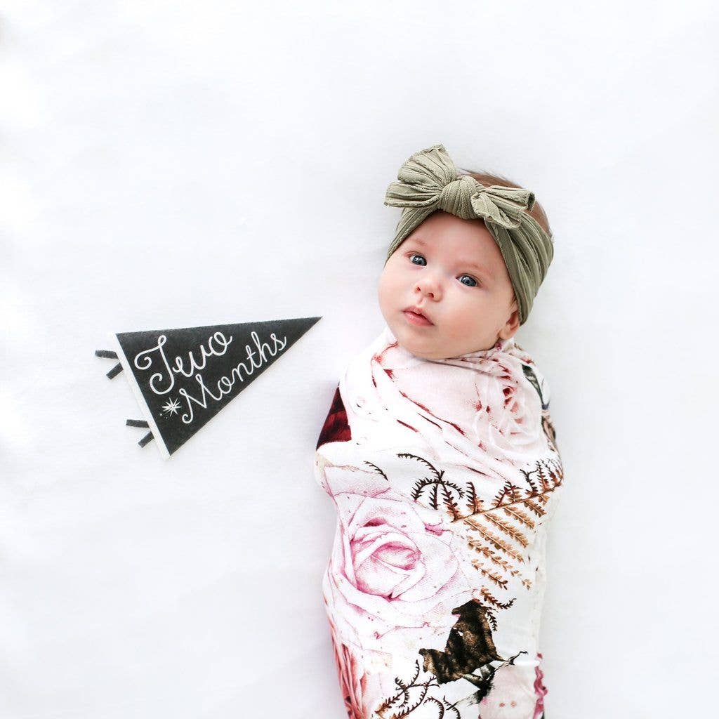 Baby Milestone Pennant Set: Little Stargazer