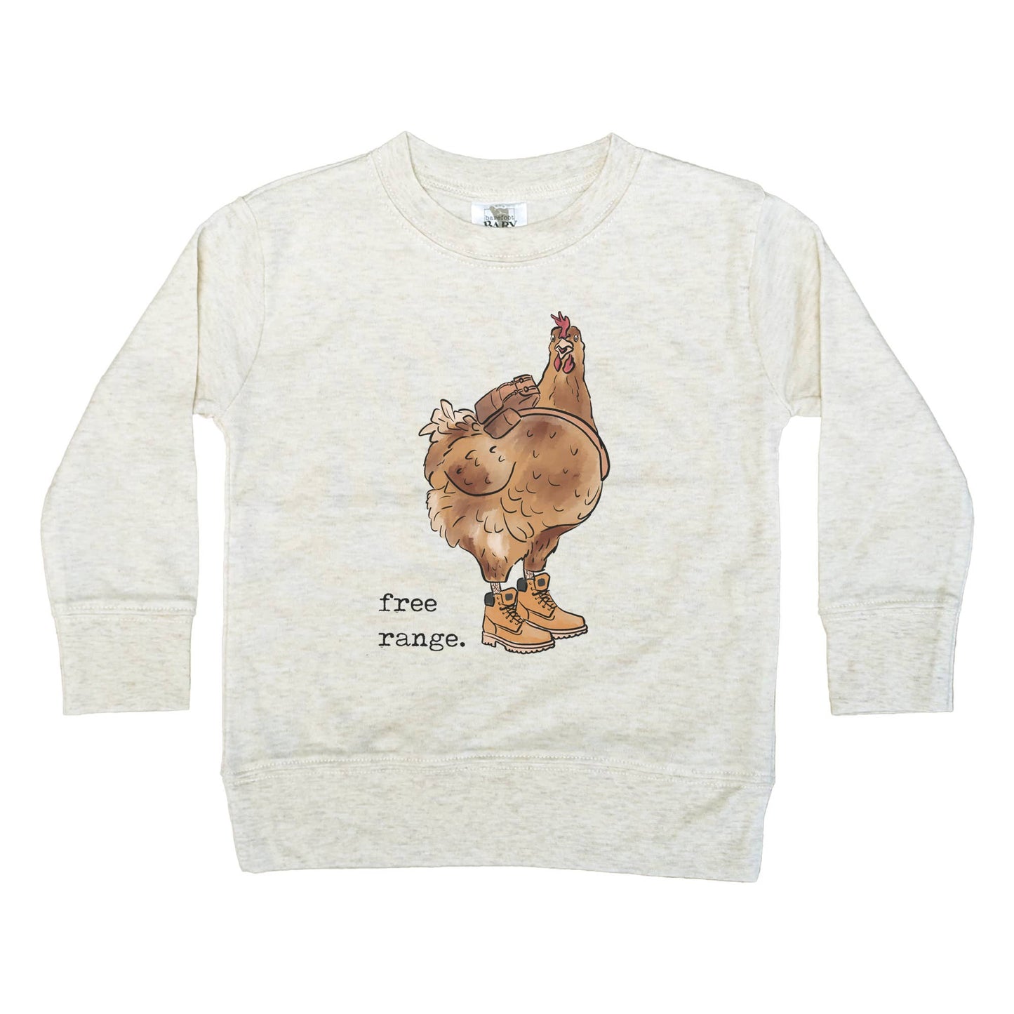 "Free Range" Chicken Ultra Soft Long Sleeve Tee