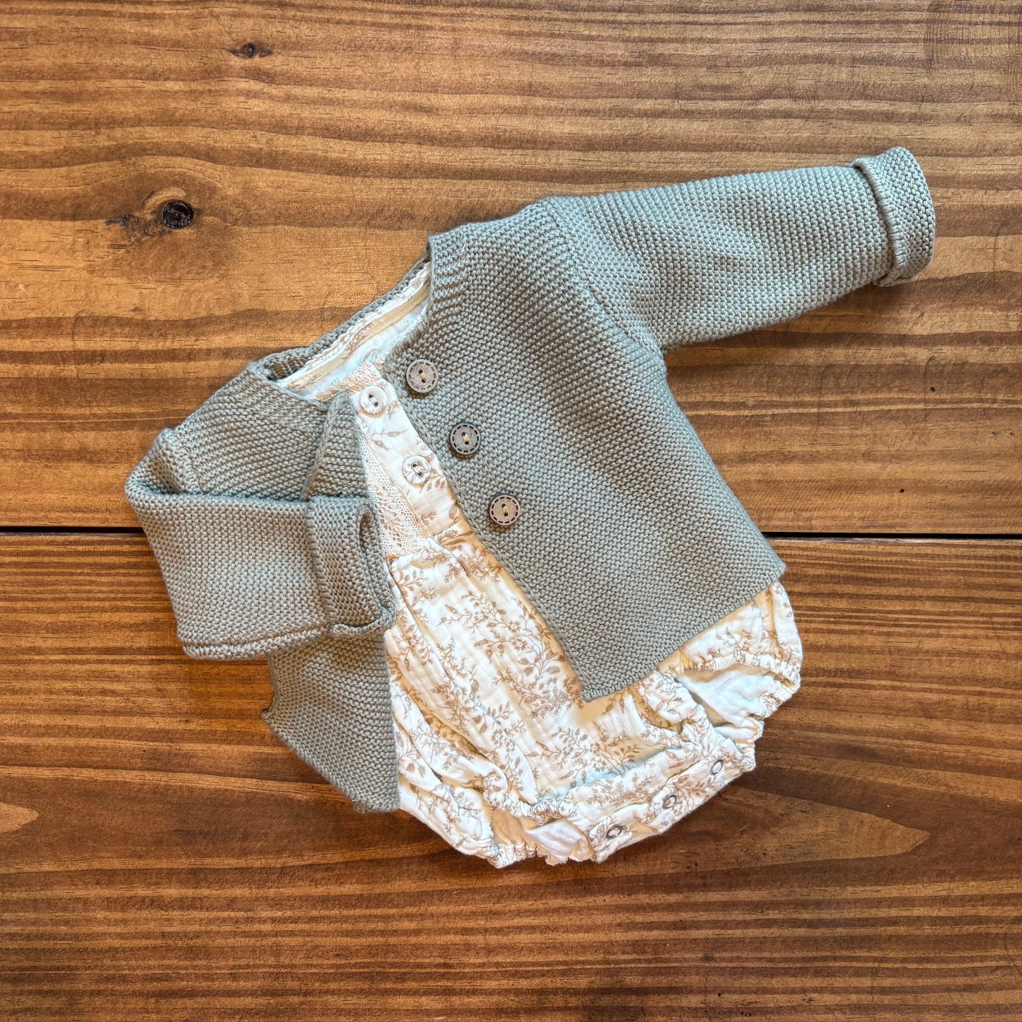 Andi Knitted Cardigan: Willow