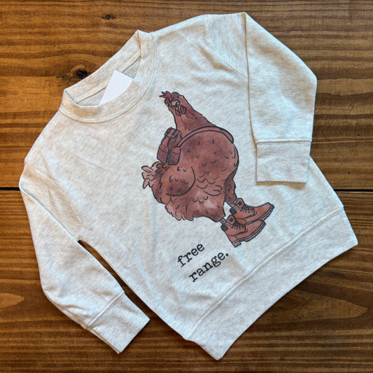 "Free Range" Chicken Ultra Soft Long Sleeve Tee