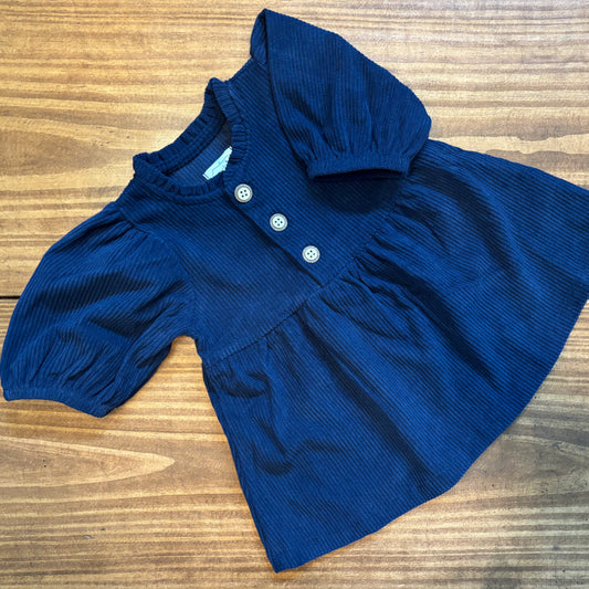 Navy Corduroy Dress