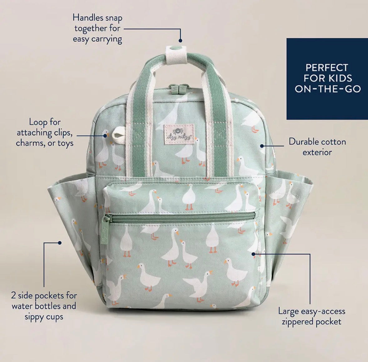 Toddler Backpack: One Silly Goose