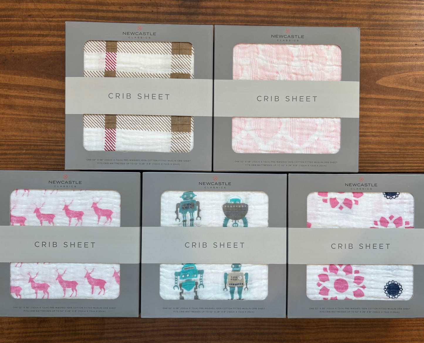 Cotton Muslin Crib Sheet