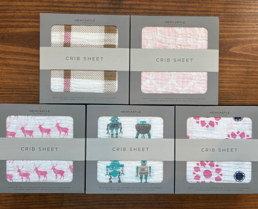 Cotton Muslin Crib Sheet