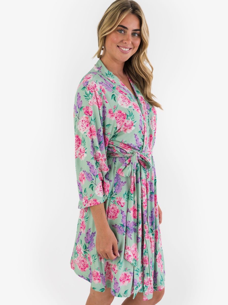 Sage Garden Mommy & Me Maternity Robe