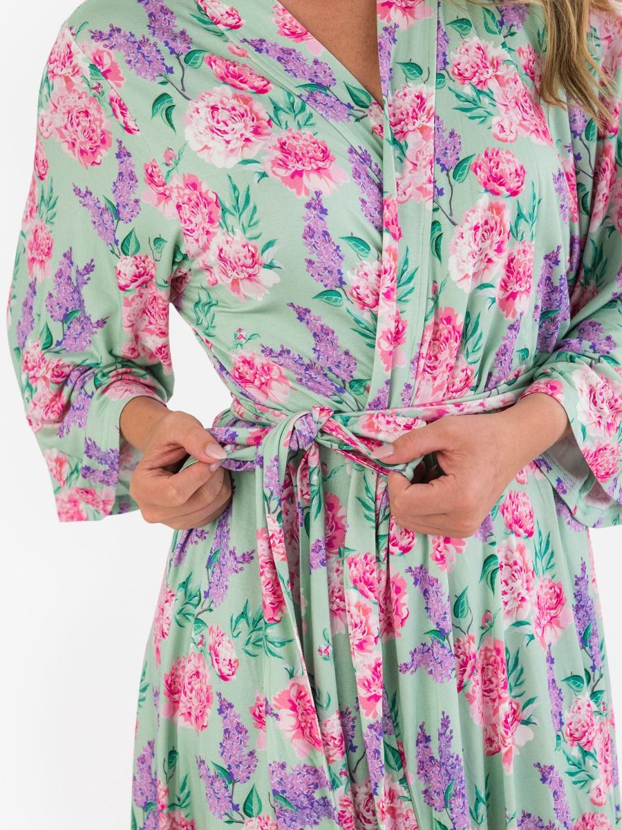 Sage Garden Mommy & Me Maternity Robe