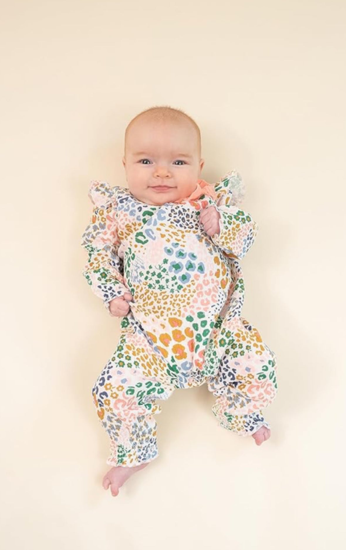 Rainbow Leopard Baby Bodysuit