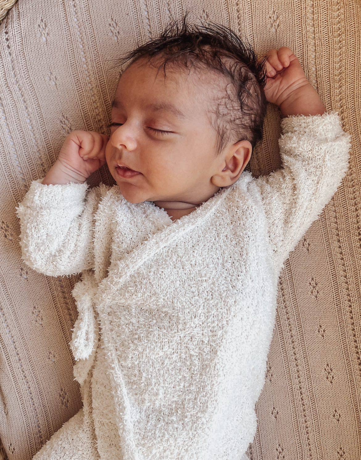 Cozy Kimono Set: Cream