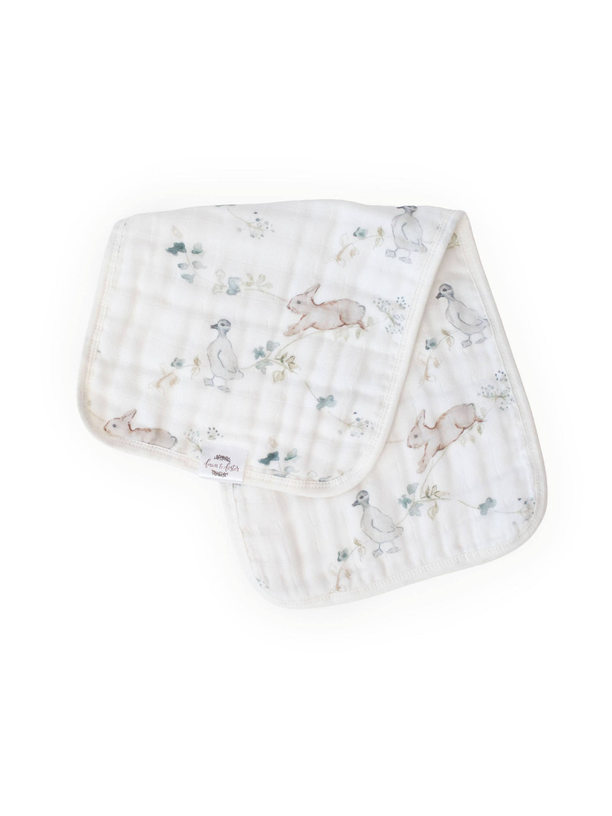 Organic Premium Oversized Absorbent 3-Pack Burp Cloths | Ivy Hollow