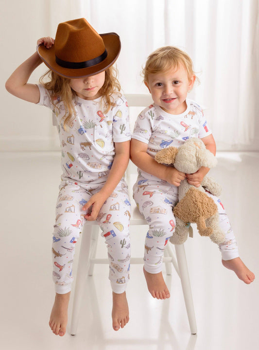 Texas Kids Organic Cotton Pajama Set: 4T