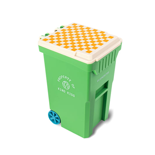 Green Trash Can