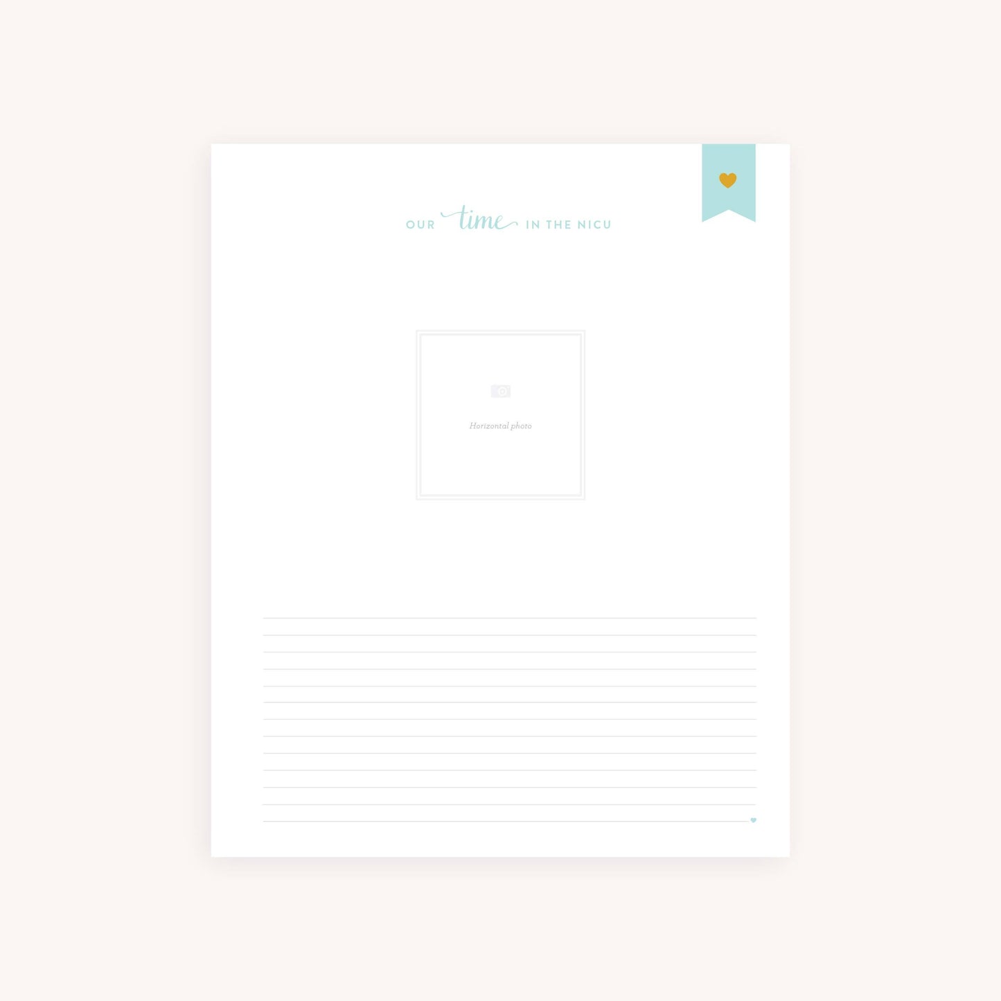 Custom Page Pack for Premium Baby Book - NICU