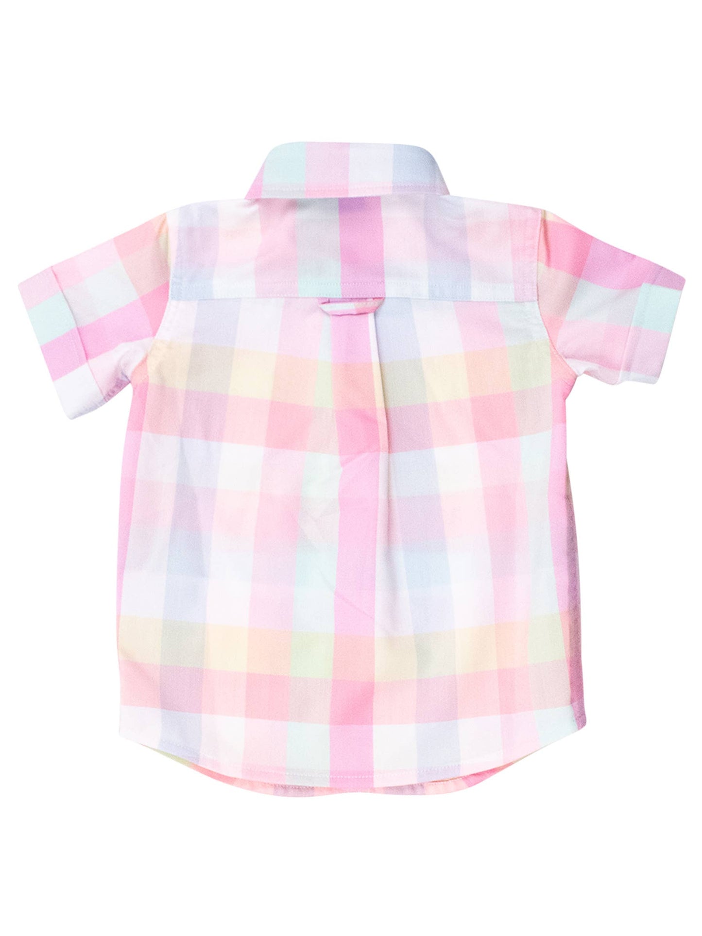 Toddler Boys Picnic Plaid Short Sleeve Button Down Shirt