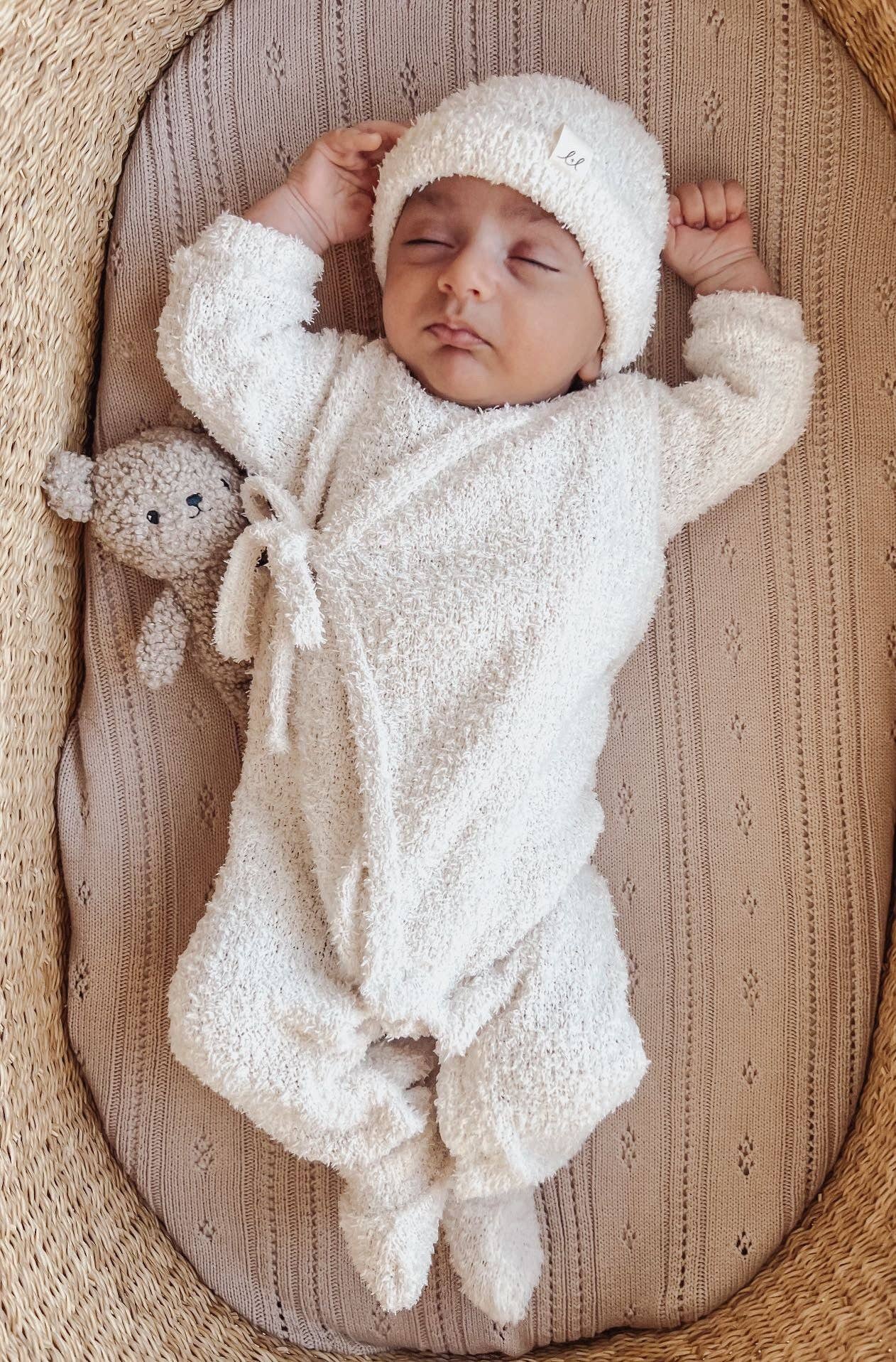 Cozy Kimono Set: Cream