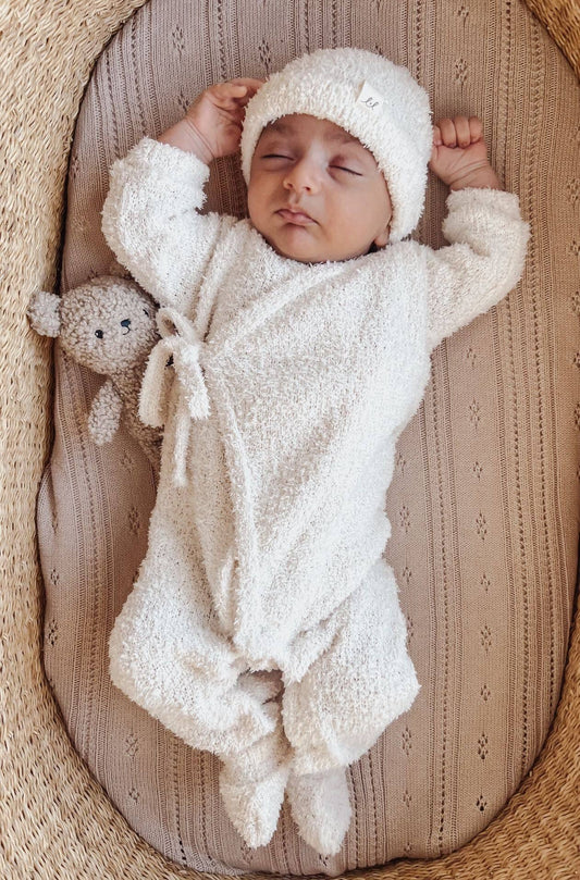 Cozy Kimono Set: Cream